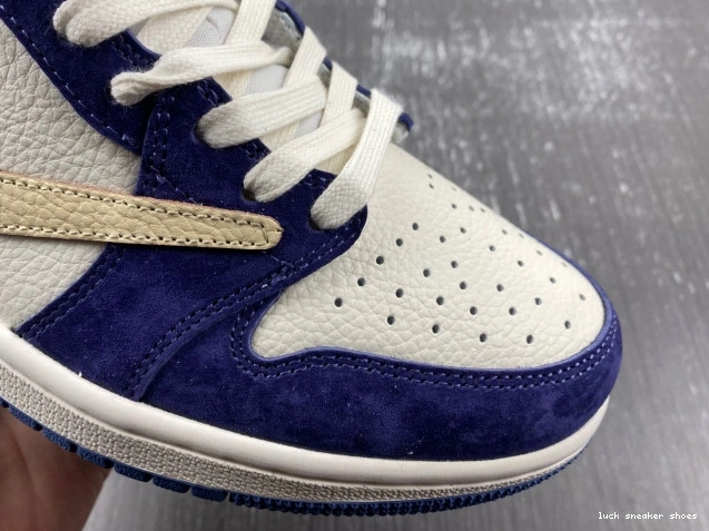 Reps LUCY CUSTOM TRAVIS JORDAN AIR 1 DM7866-808 SCOTT X 0707